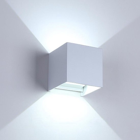 LED Wandlamp Binnen & Buiten Verlichting - Vierkant - LED Lamp - Tuinverlichting - Buitenverlichting