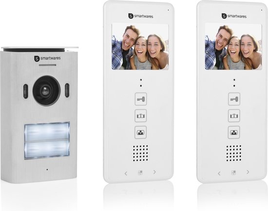 Smartwares DIC-22122 Video deurintercom voor twee appartementen