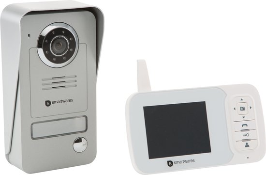 Smartwares VD38W Draadloze video deurintercom - 175 meter - portable monitor