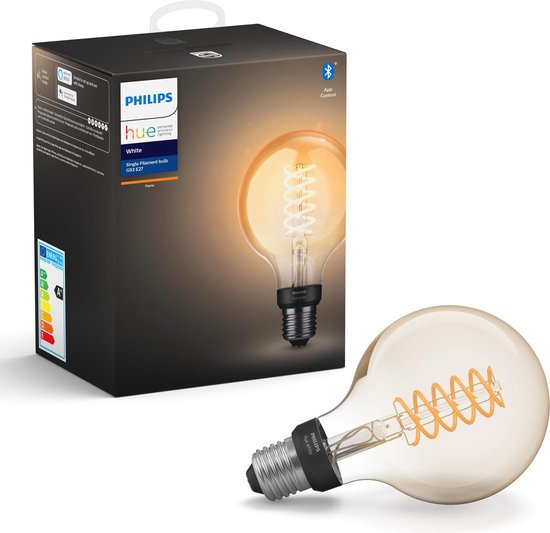Philips Hue Filament Lamp - White - G93/E27 - losse lamp - Bluetooth