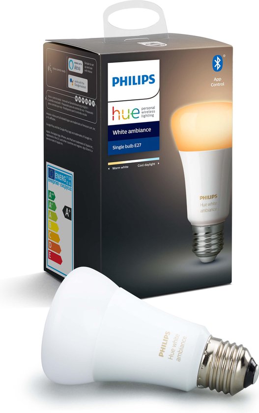 Philips Hue Losse Lamp - White Ambiance - E27 - Bluetooth
